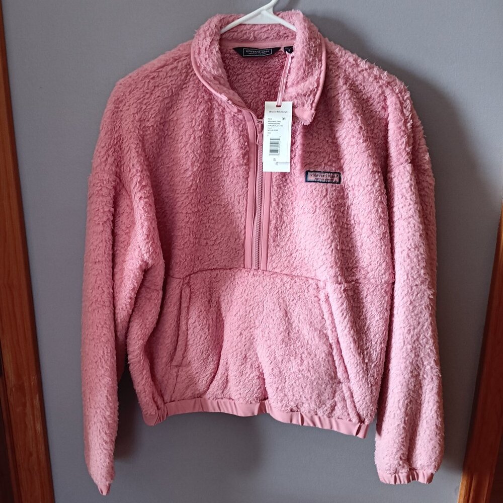 New Vineyard Vines 1/2 Zip Popover Jacket, size S